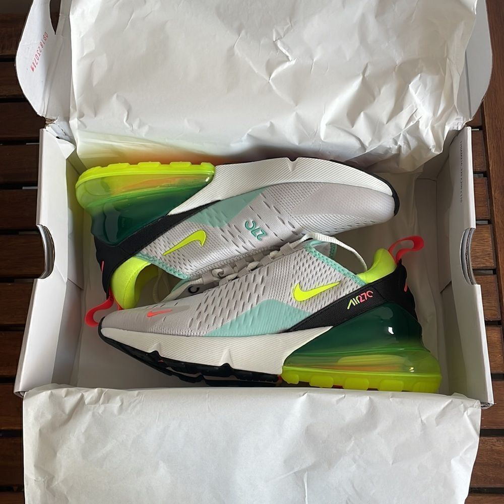 Nike Air Max 270 Vast Grey USA Men Size 10/UK 9/EU 44(FZ4132-001) - Picture 13 of 13